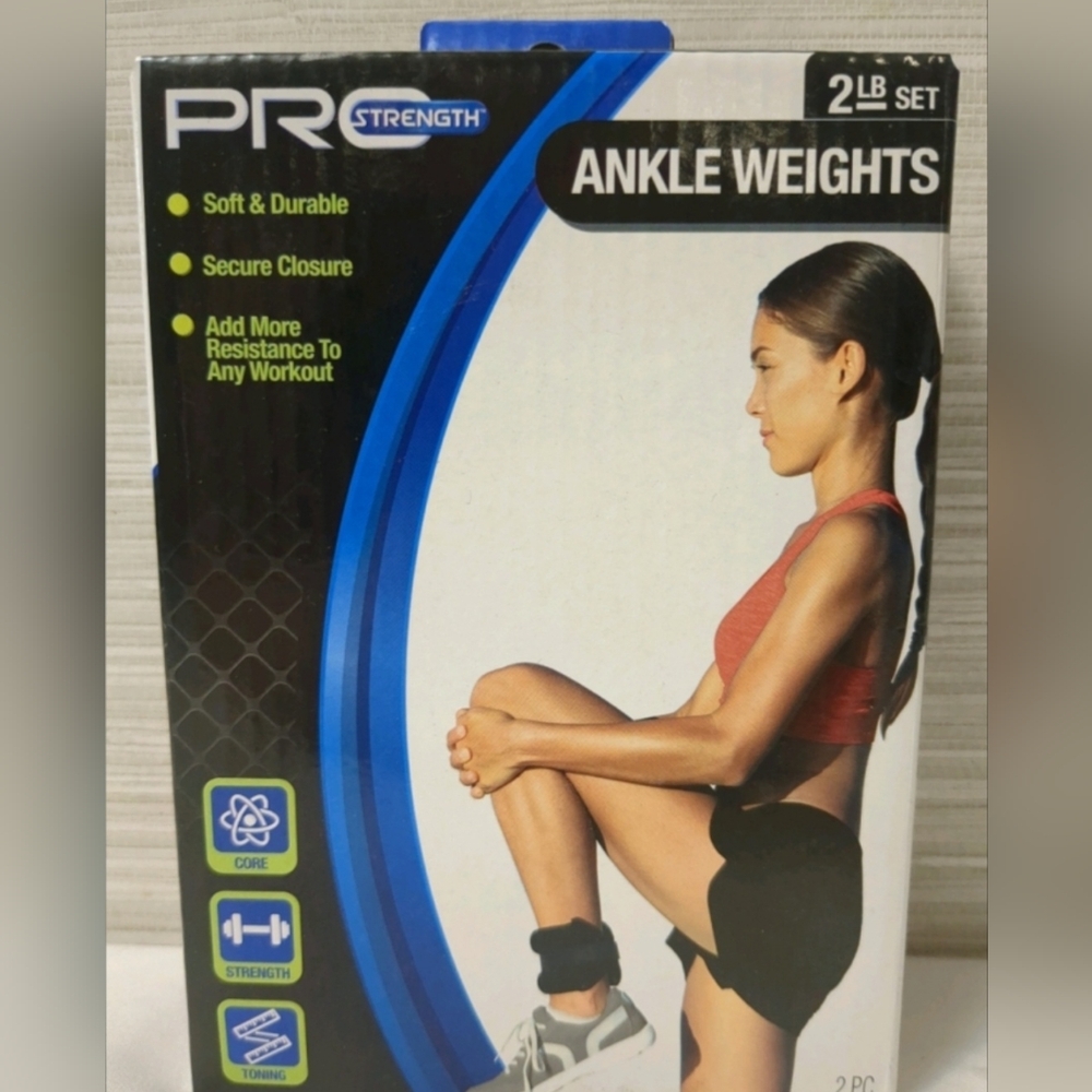 NEW Pro Strength 2lb Ankle Weights